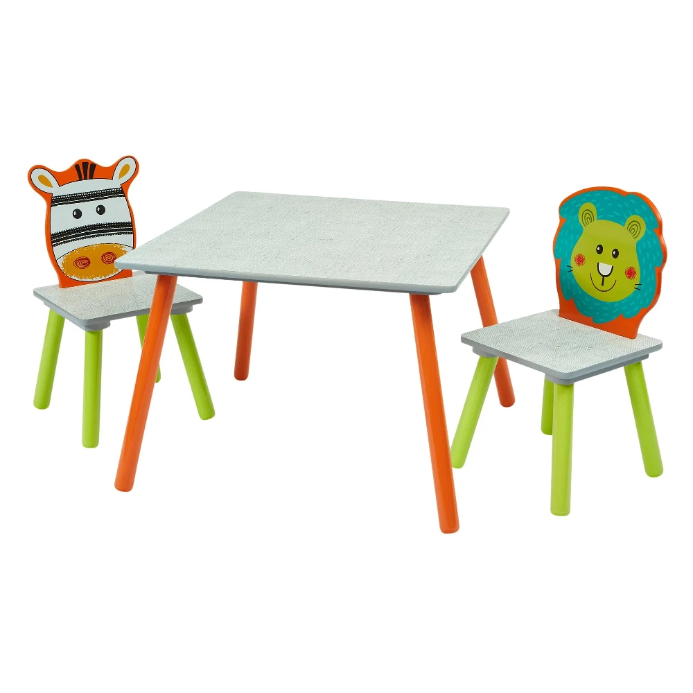Liberty House Toys Lion And Zebra Table And Chairs - Image 5