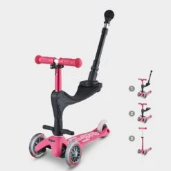 Mini Micro Sit And Scoot Push Along – Pink