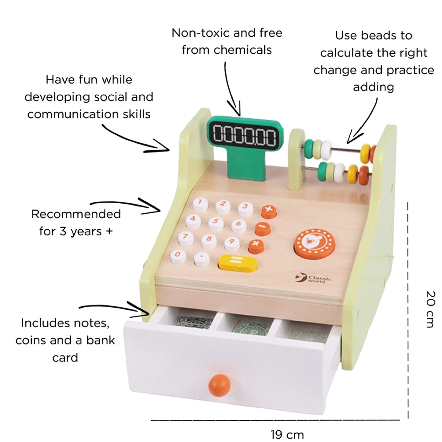 Classic World Cash Register - Image 2