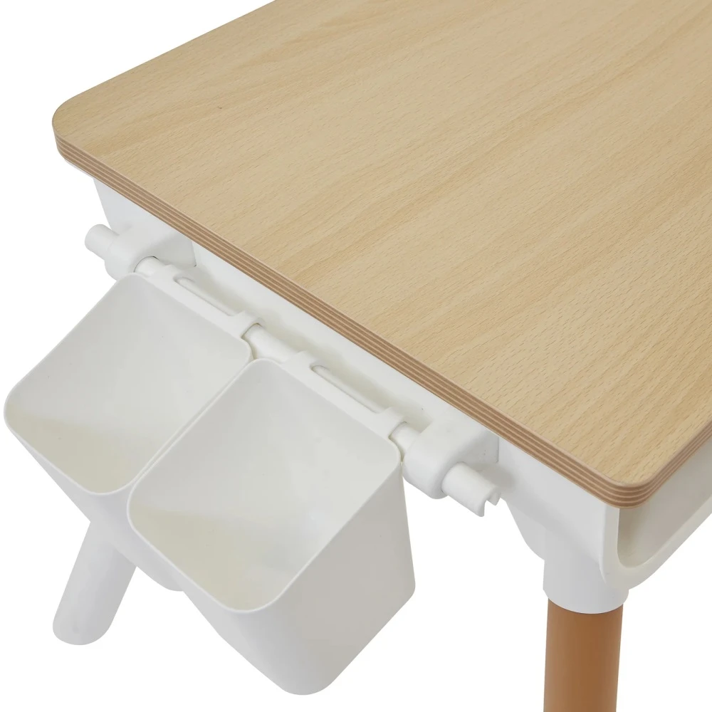 Liberty House Toys Scandi Pine Height Adjustable Table And Chair Set - Image 7