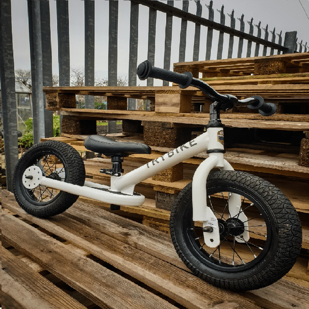 Trybike Steel Balance Trike White - Image 2