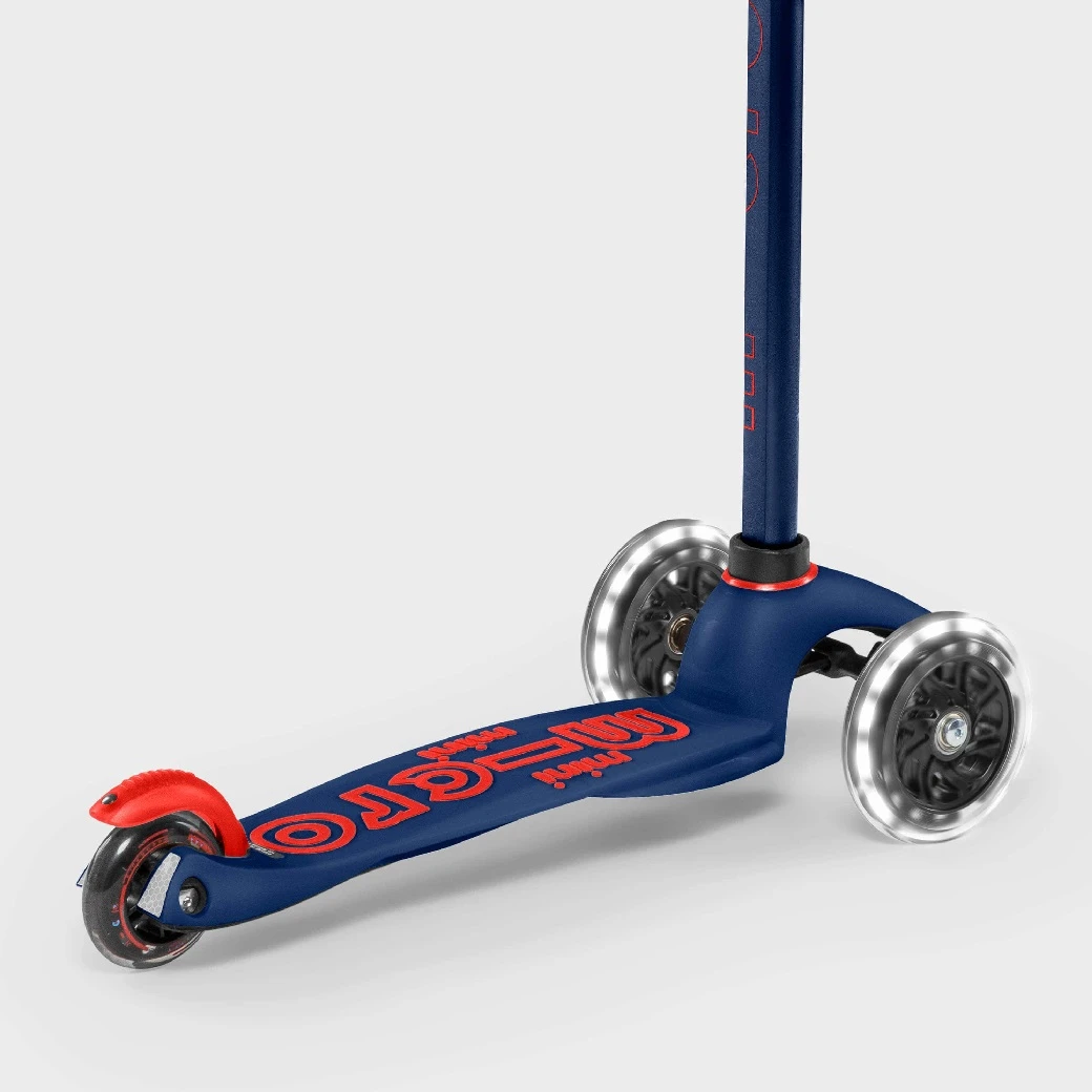 Mini Micro Scooter Light Up Wheels β Navy - Image 3