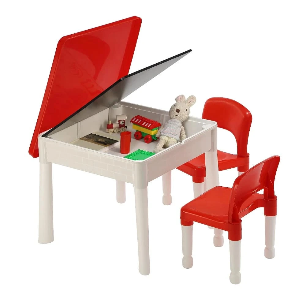 Liberty House Toys 6 In 1 Activity Table And Chairs - Image 3