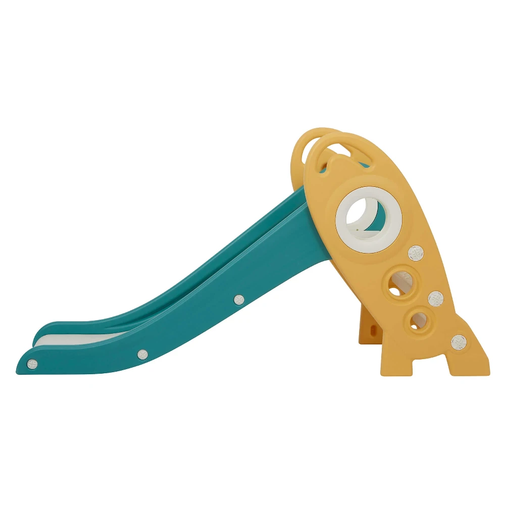 Liberty House Toys Green And Gold Kids Rocket Slide - Image 8