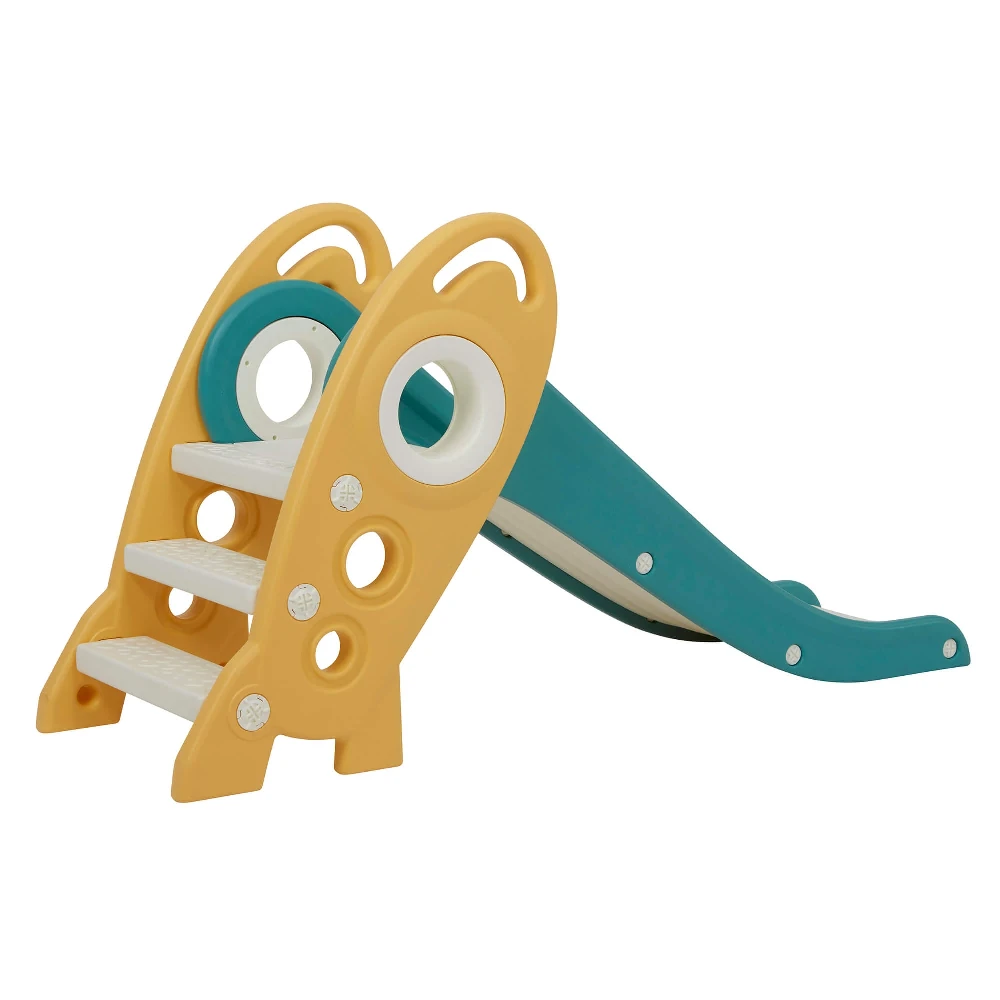 Liberty House Toys Green And Gold Kids Rocket Slide - Image 7