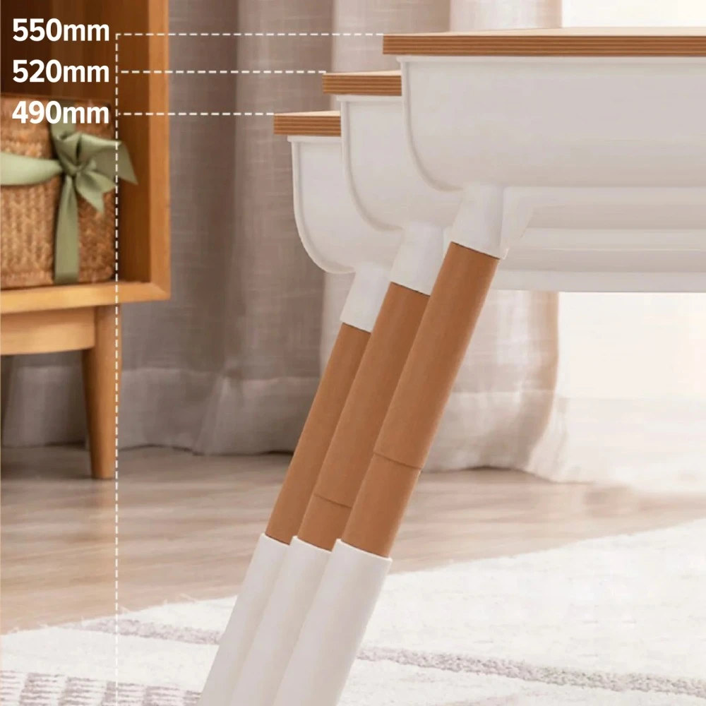 Liberty House Toys Scandi Pine Height Adjustable Table And Chair Set - Image 9