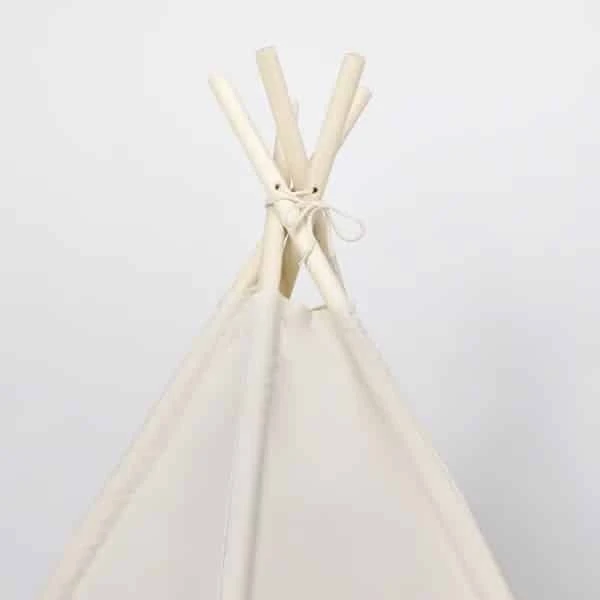 Little Green Sheep Teepee Play Tent – Linen - Image 4