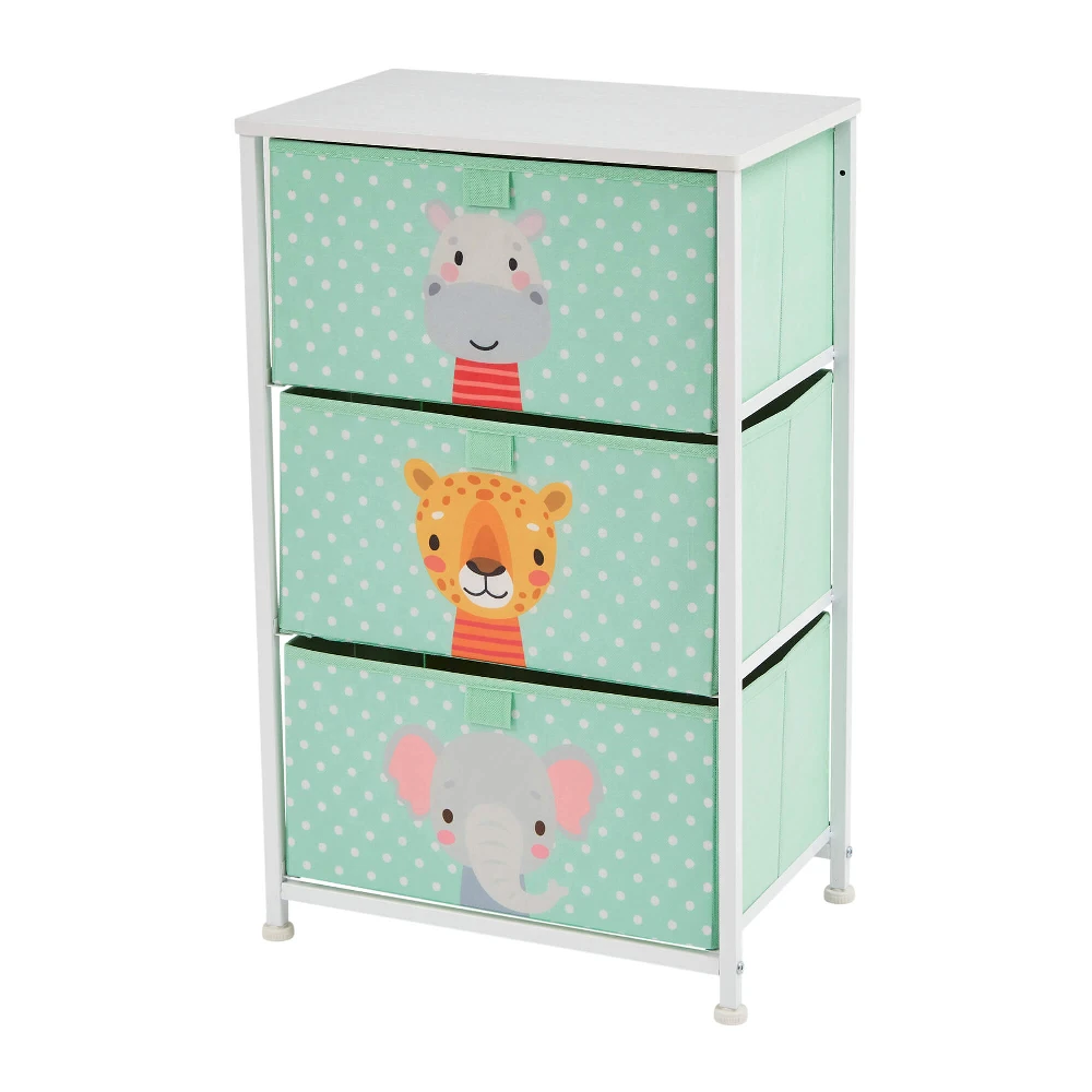 Liberty House Toys Jungle 3 Drawer Kids Storage Chest - Image 4