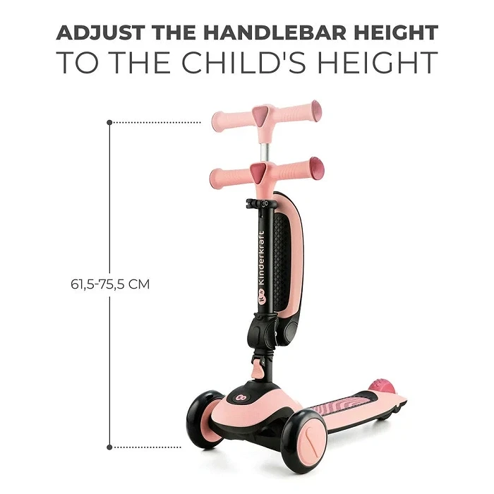 Kinderkraft Scooter HALLEY Rose Pink - Image 3