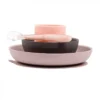 Nattou Pink Silicone Tableware 4pc Set