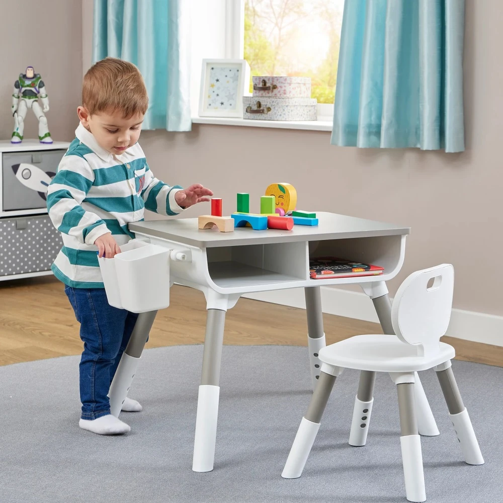 Liberty House Toys Scandi Height Adjustable Table And Chair Set - Image 2