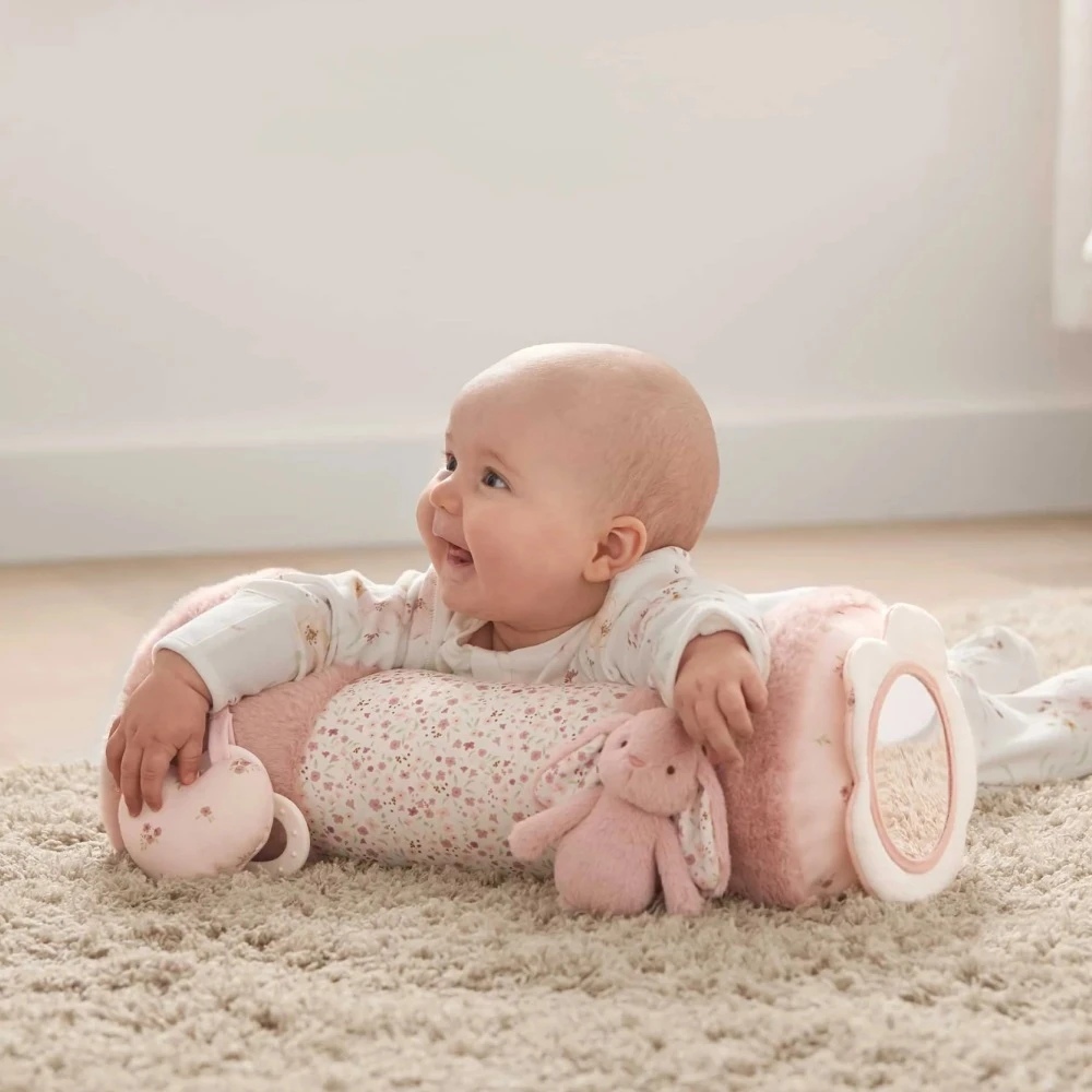 Mamas & Papas Tummy Time Roll β Pink - Image 6