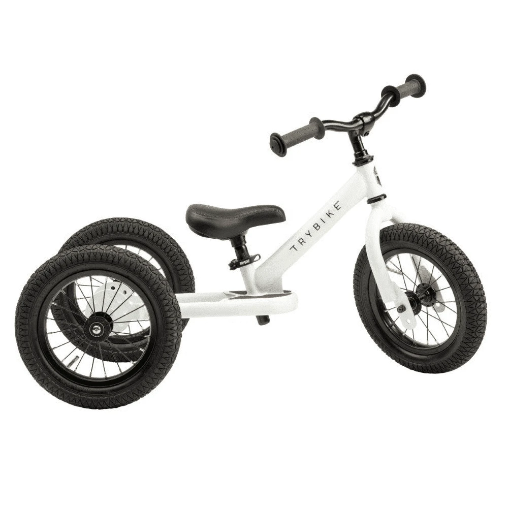 Trybike Steel Balance Trike White - Image 4