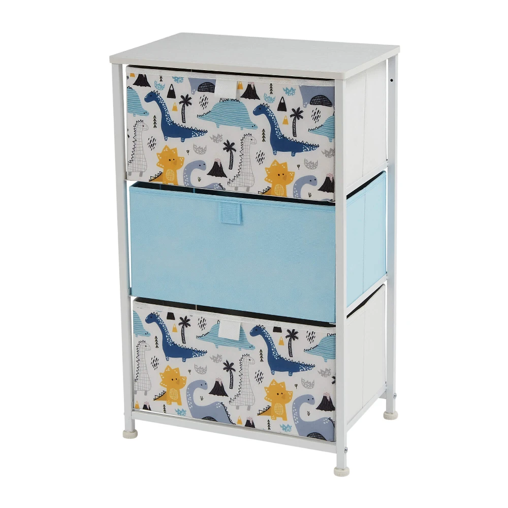 Liberty House Toys Dinosaur 3 Drawer Kids Storage Chest - Image 5