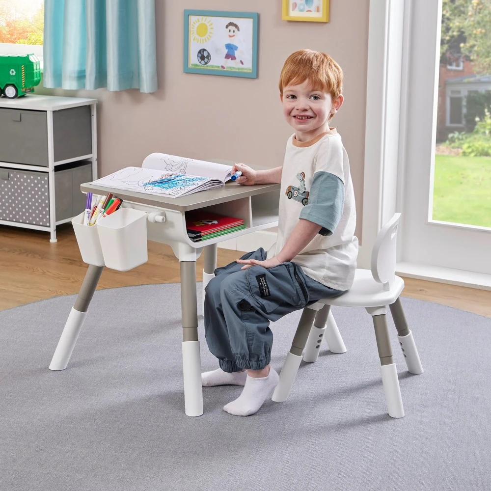 Liberty House Toys Scandi Height Adjustable Table And Chair Set - Image 3