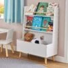 Liberty House Toys Kids White Bookcase And Toy Storage Cabinet