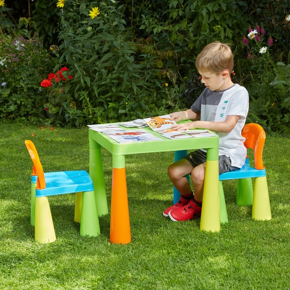 Liberty House Toys Multi-Coloured Table And Chair Set - Image 2