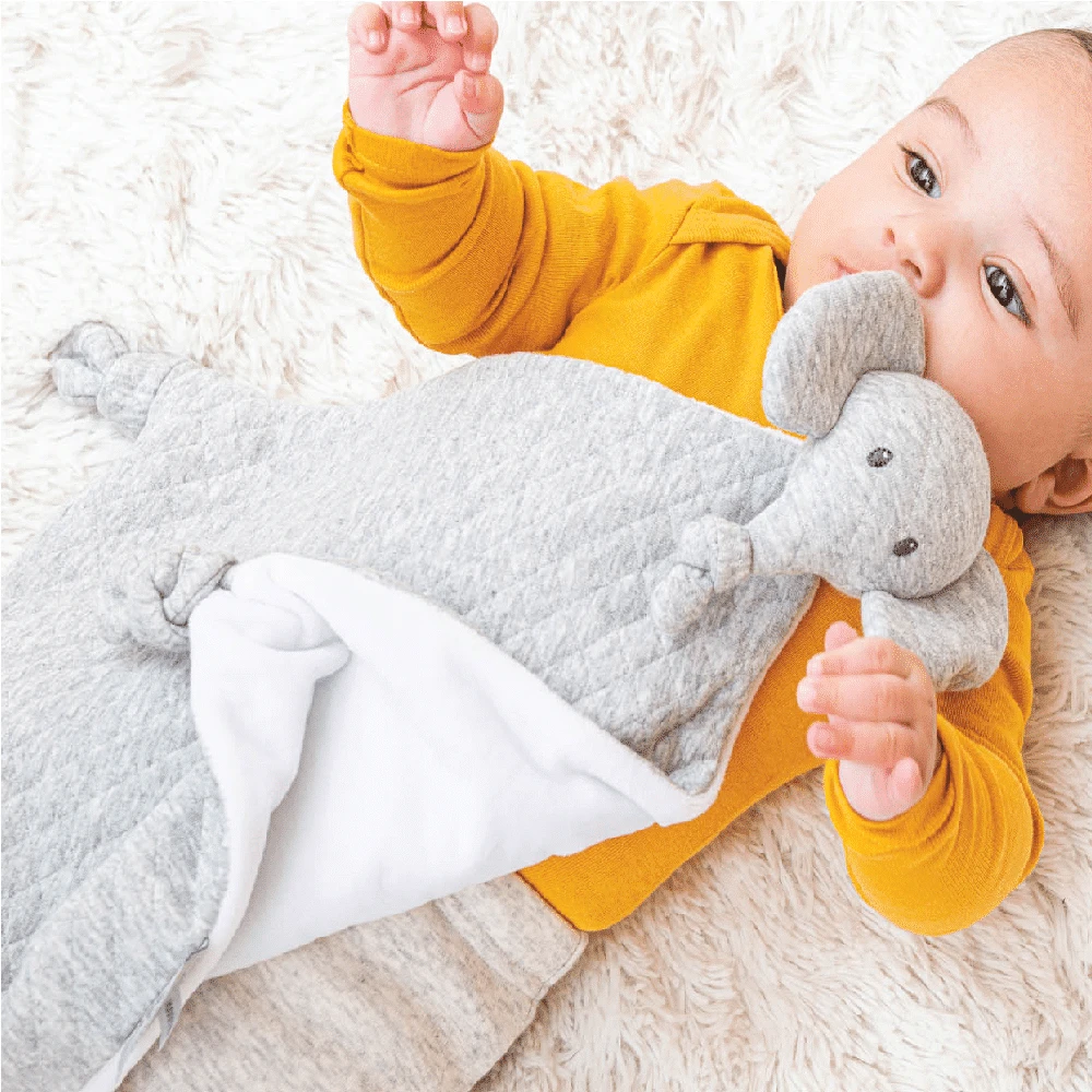 Nattou Tembo Elephant Doudou Grey - Image 2