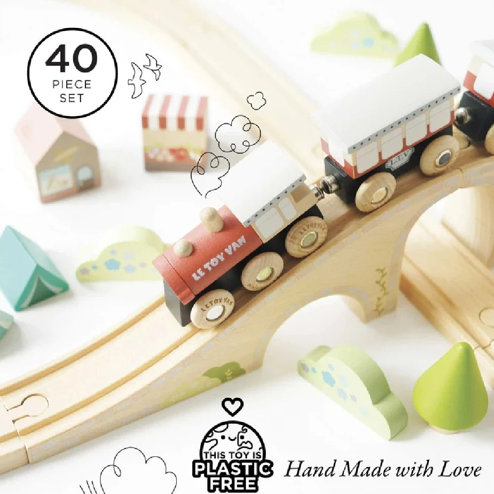 Le Toy Van Figure Of 8 Train Track - Image 4