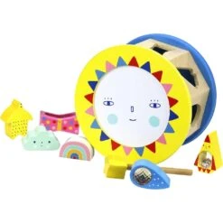 Vilac Night And Day Shape Sorter