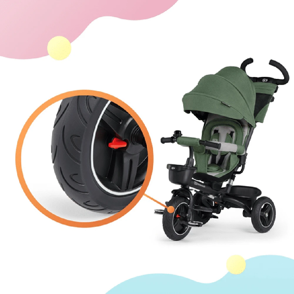 Kinderkraft Mauvelous Pink SPINSTEP Trike - Image 10