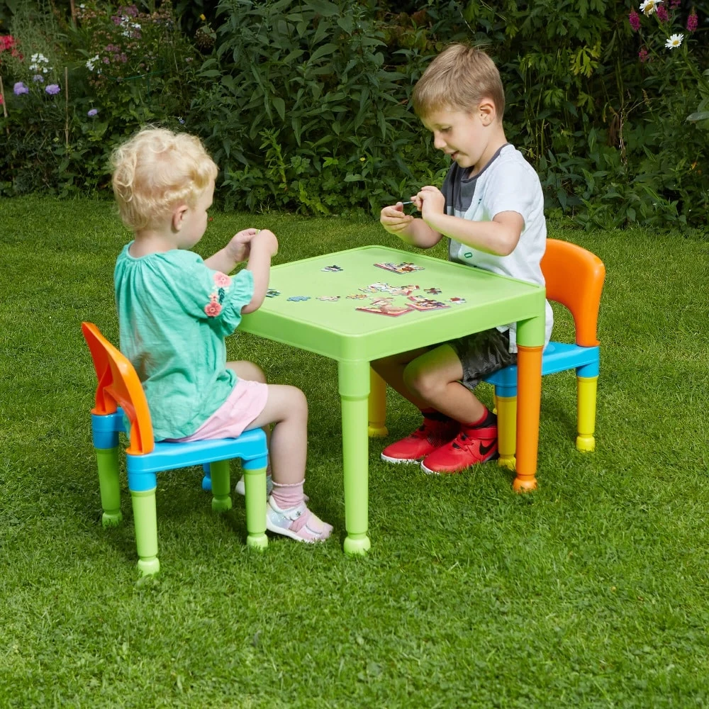 Liberty House Toys Multi-Coloured Table And 2 Chairs - Image 4