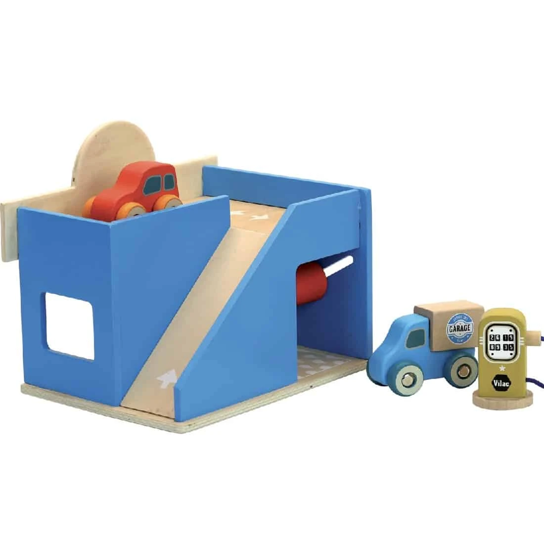 Vilac Wooden Transport Station Bundle - Image 2