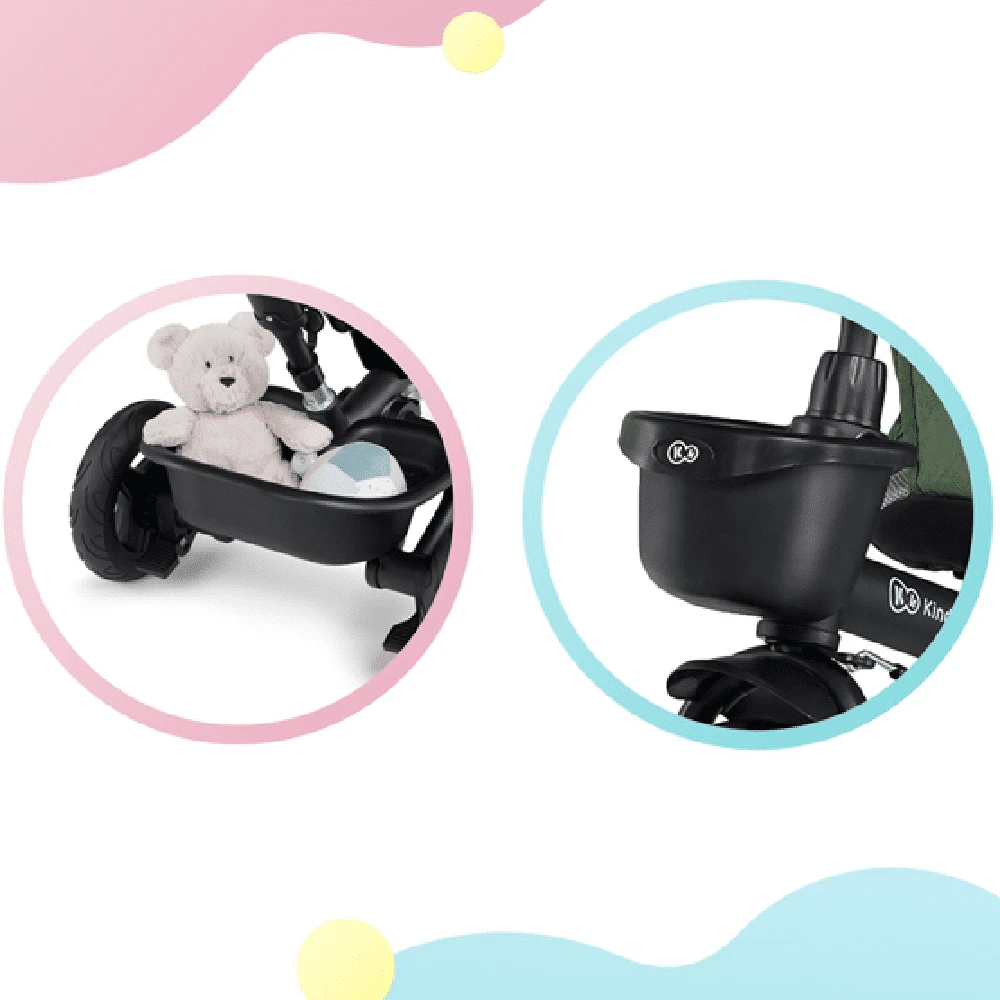 Kinderkraft Mauvelous Pink SPINSTEP Trike - Image 7