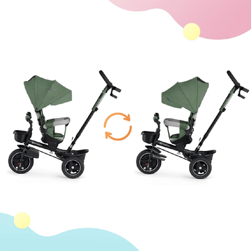 Kinderkraft Mauvelous Pink SPINSTEP Trike - Image 14