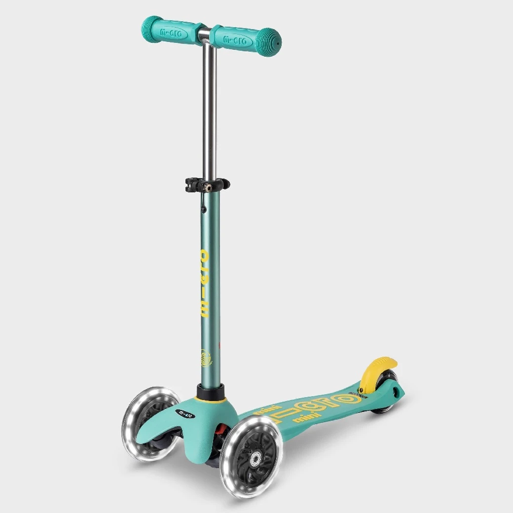 Mini Micro Scooter Light Up Wheels β ECO Mint