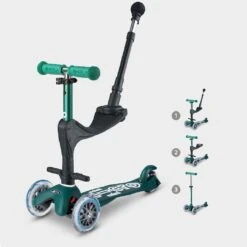 Mini Micro Sit And Scoot Push Along – Eco Green