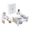 Le Toy Van Wooden Dolls House Bedroom