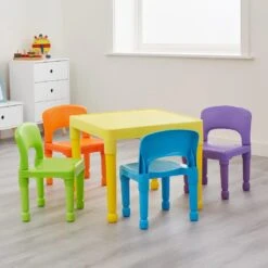 Liberty House Toys Multi-Coloured Table And Chairs