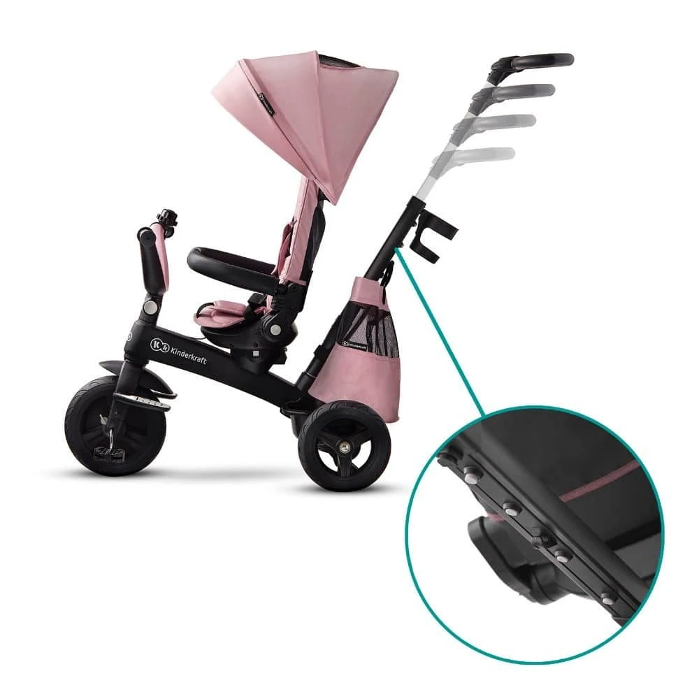 Kinderkraft Pink Easytwist Trike - Image 14