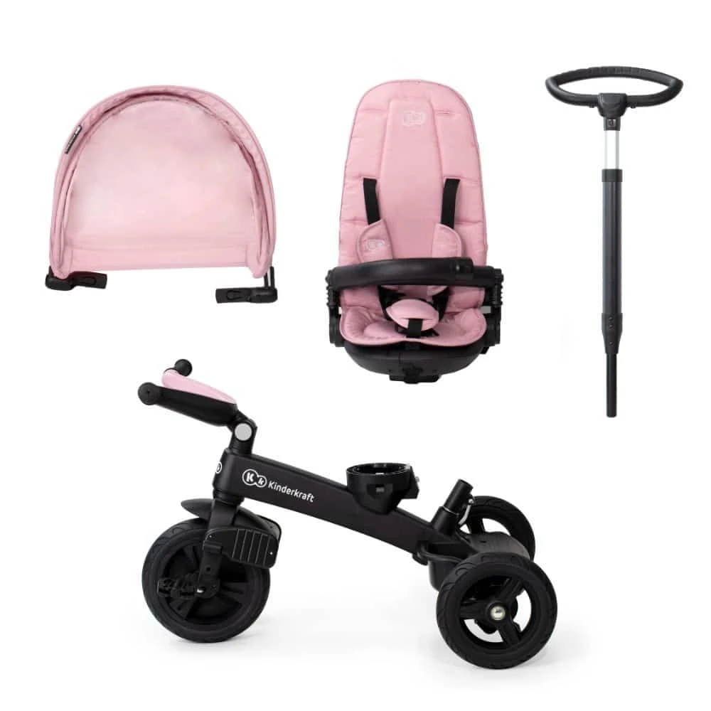 Kinderkraft Pink Easytwist Trike - Image 2