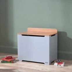 Tutti Bambini Rio Toy Box β Dove Grey/Oak