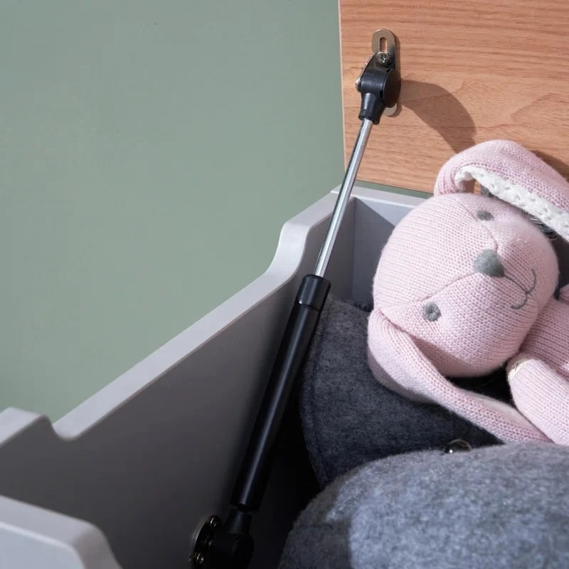 Tutti Bambini Rio Toy Box β Dove Grey/Oak - Image 3