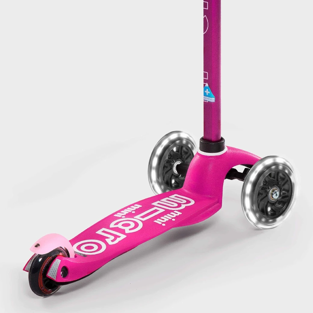 Mini Micro Scooter Light Up Wheels β Pink - Image 4