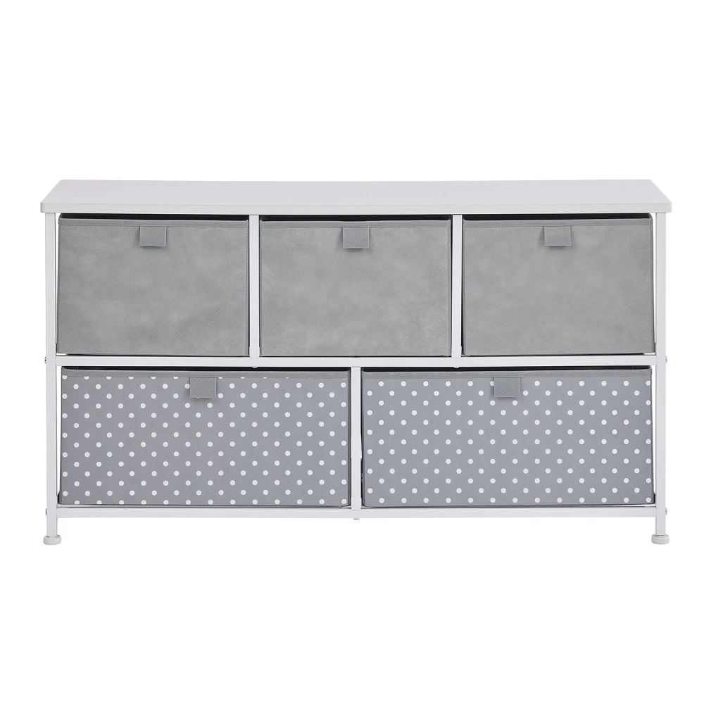 Liberty House Toys Grey 5 Drawer Storage Chest - Image 3