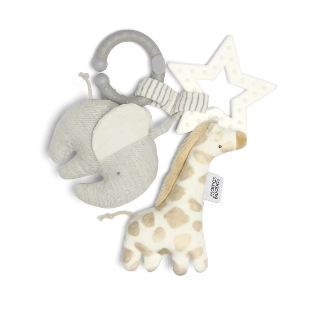 Mamas & Papas Welcome To The World Safari Linkie Soft Toy