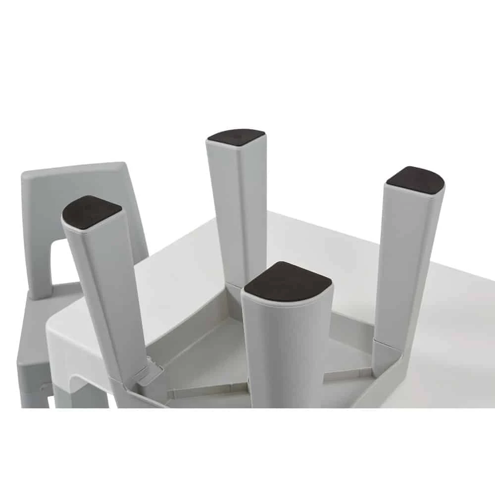 Liberty House Toys Grey Kids Height Adjustable Table And Chairs Set - Image 10