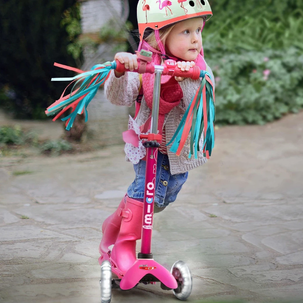 Mini Micro Scooter Light Up Wheels β Pink - Image 5