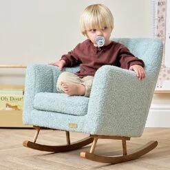 Tutti Bambini Jonah Mini Me Children’s Rocking Chair – Ocean Stone