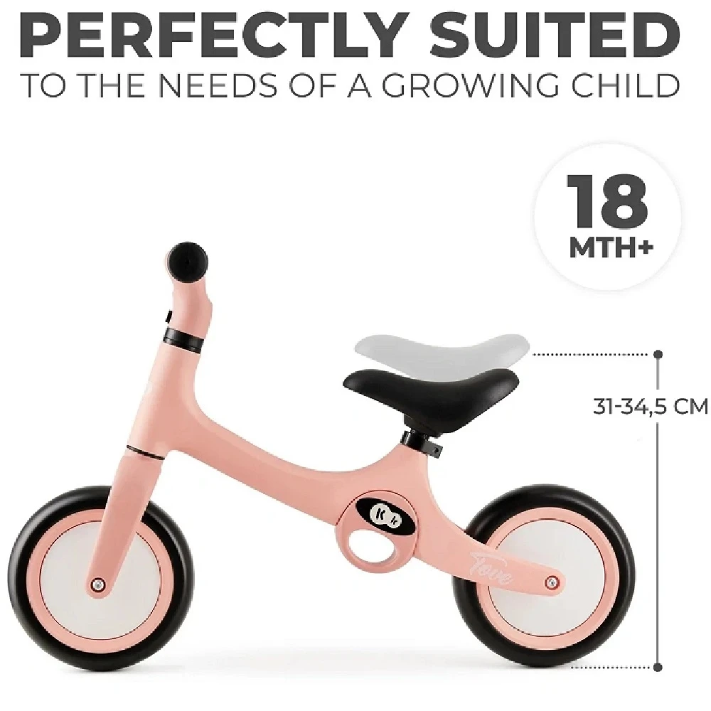 Kinderkraft TOVE Balance Bike Pink - Image 7