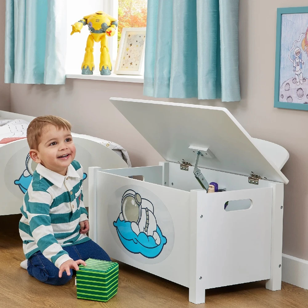 Liberty House Toys Kid’s Wooden Space Toy Box - Image 8