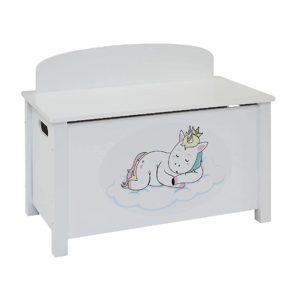 Liberty House Toys Kid’s Wooden Unicorn Toy Box - Image 8