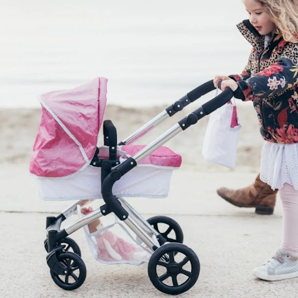 Roma Stephanie Dolls Pram β Pink