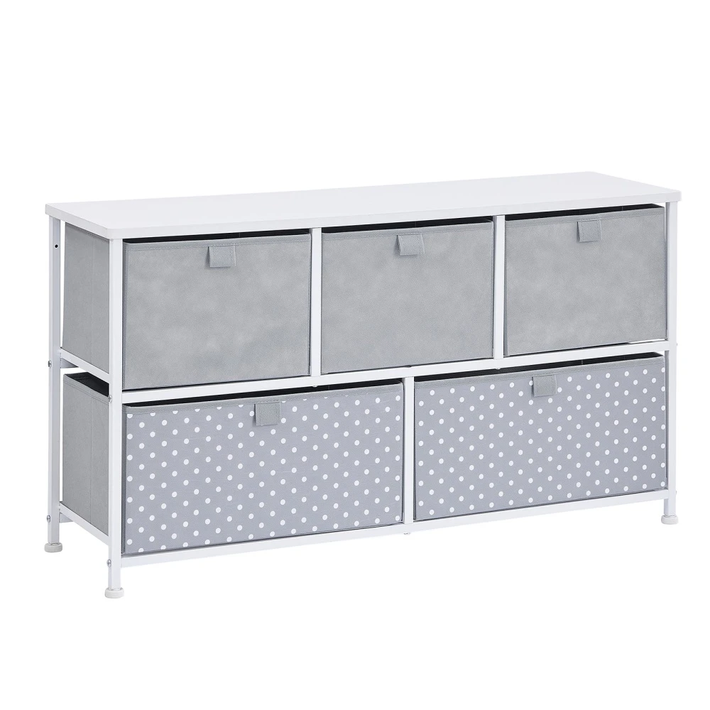 Liberty House Toys Grey 5 Drawer Storage Chest - Image 2